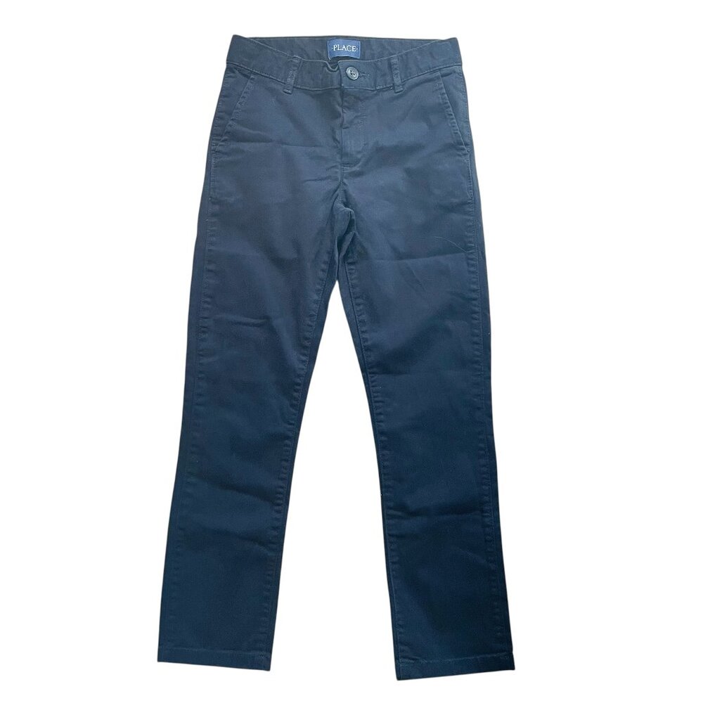 The Children’s Place Boys Black Chino Pants – Size 8 Adjustable Waist